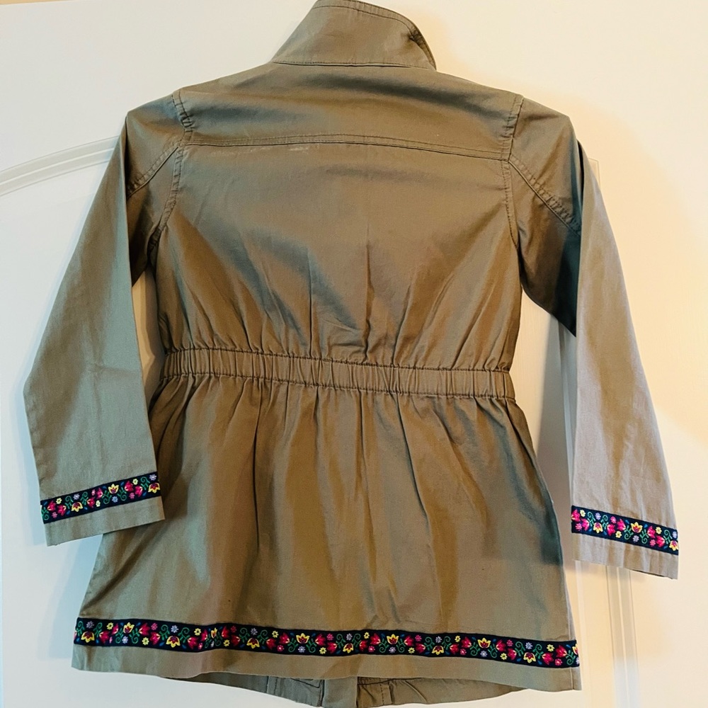 Hanna Andersson Floral Trim Jacket Size 6-7 NWOT🍁🍂 - Picture 4 of 6